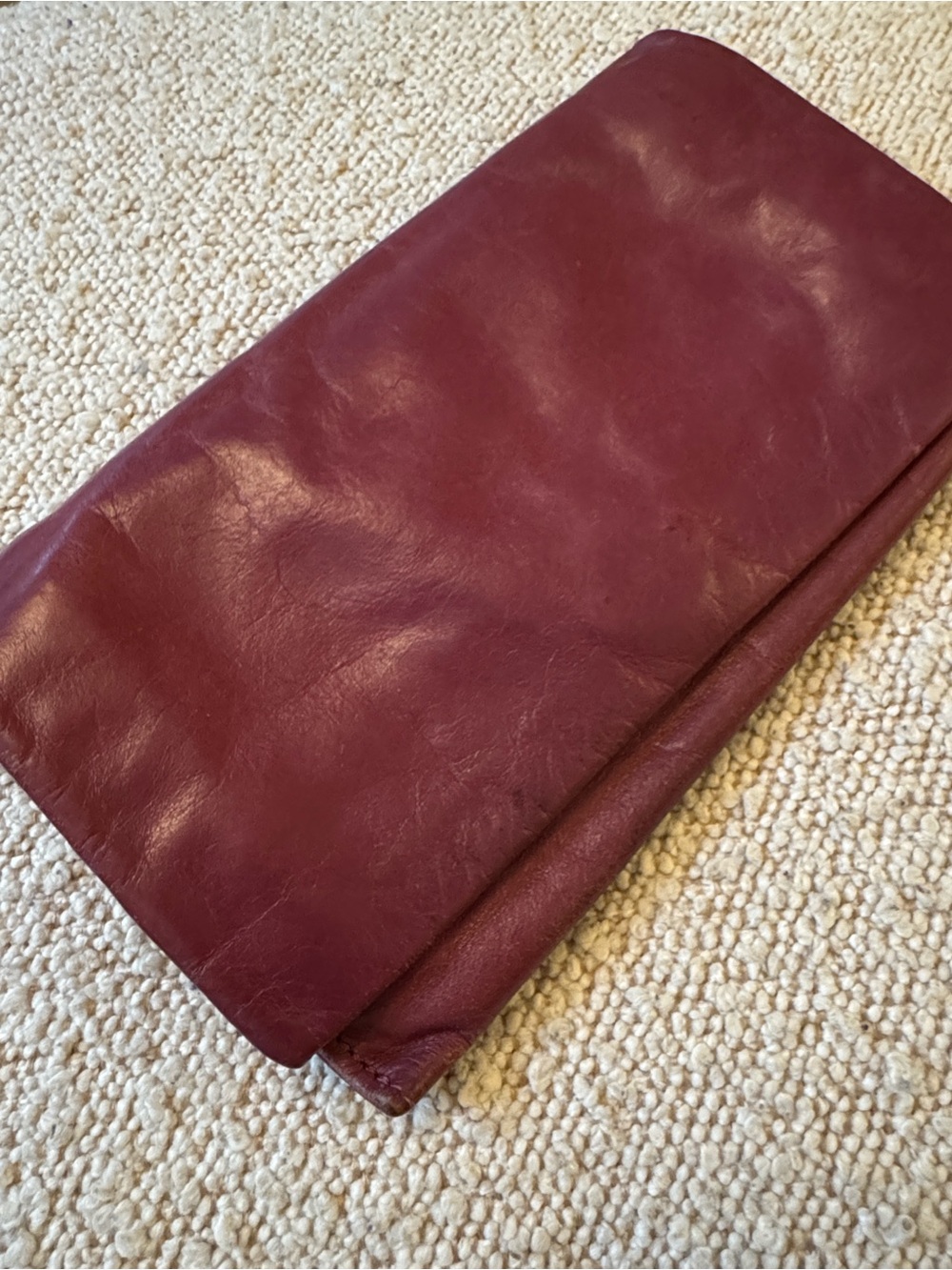 Latico Eloise leather wallet in purple, vintage-y